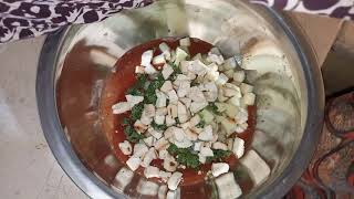 yummy and tasty protein salaad recipe with food xpress [upl. by Chouest765]