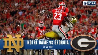 Notre Dame vs Georgia Recap No3 Bulldogs Survive Late Push From No7 Irish  CBS Sports HQ [upl. by Eisaj]