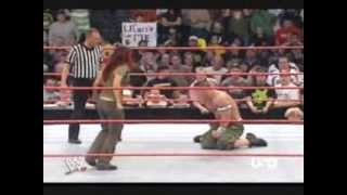 WWE Cena vs Lita [upl. by Lhok858]