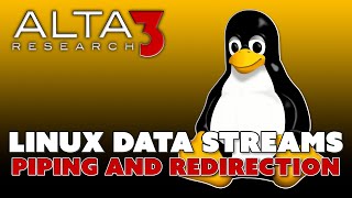 Linux Data Streams Piping and Redirection  Alta3 Breakdown [upl. by Ailev]