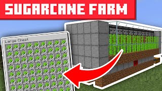 Minecraft Sugar Cane Farm 121  EASY DESIGN [upl. by Nikoletta]