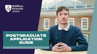 Postgraduate application guide  Middlesex University [upl. by Wobniar588]