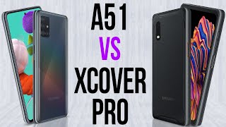 A51 vs XCover Pro Comparativo [upl. by Homans]