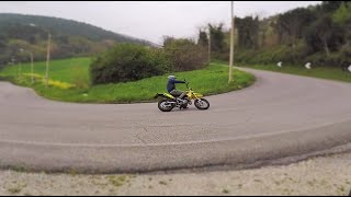 Suzuki Valenti Racing 50 SM TEST GoPro [upl. by Araldo]