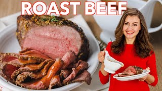 Easy Roast Beef Recipe with Beef Gravy [upl. by Ahtelrac773]