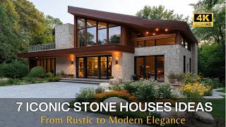 7 Iconic Architectural Styles of Stone Houses From Rustic to Modern Elegance [upl. by Cowley653]