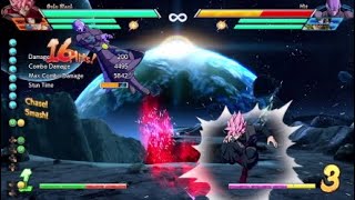 Dbfz Black Goku Ex DiveKick Combos [upl. by Lev]