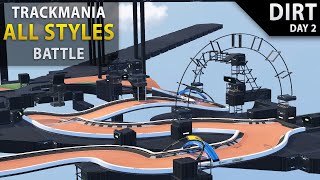 Incredibly Close Race on Dirt  Trackmania All Styles Battle Day 2 [upl. by Rehpotsirk]