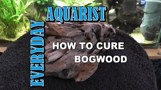 How to Prepare Mopani Driftwood and Bogwood for Aquariums [upl. by Oigres]