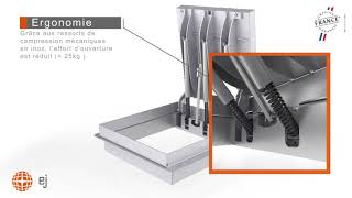 EJ  RS Range 250kN 400kN  Recessed  hinged and lift assist [upl. by Bord]