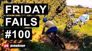 Friday Fails 100  The Ultimate Compilation of the Best MTB Crashes [upl. by Nybor]