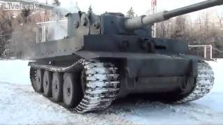 Replica of Tiger tank [upl. by Eatnwahs]