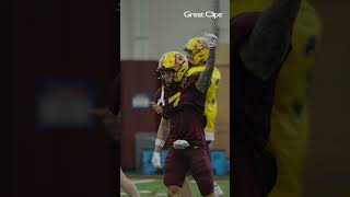 Some Great Clips From Great Clips  2024 Gopher Football Fall Camp [upl. by Cestar]