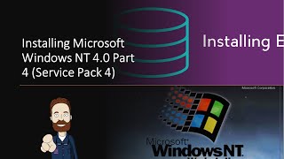 Windows NT 40 Workstation  Part 4  Installing Windows NT 40 Service Pack 4 [upl. by Condon]