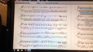 China Girl by David Bowie arranged on Sibelius [upl. by Osbourn]