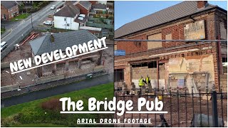 The Bridge Pub  Soon to be Starbucks  Cannock  Arial Drone Footage [upl. by Savior860]