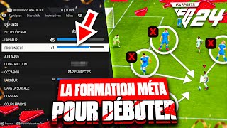 TUTO FC 24  La FORMATION la plus META  TACTIQUES PERSO  442 CHEATÉ [upl. by Lezti322]