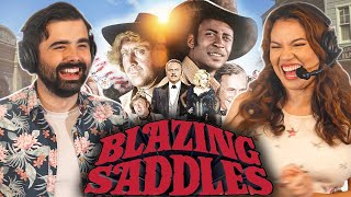 BLAZING SADDLES IS SO FUNNY Blazing Saddles Movie Reaction First Time Watching [upl. by Meeki747]