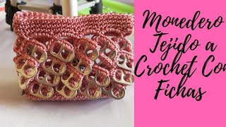 Monedero Tejido a Crochet Con Fichas [upl. by Aikemal]