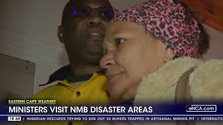 Eastern Cape Floods  Ministers visit Nelson Mandela Bay disaster areas [upl. by Llenyar513]