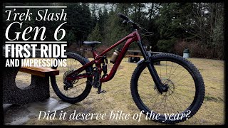 Trek Slash Gen 6 First Ride and Impressions Slash 9 GX AXS TType Gen 6 [upl. by Parish810]