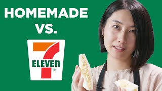 Homemade Vs 7Eleven Japanese Egg Salad Sandwich • Tasty [upl. by Bevan]