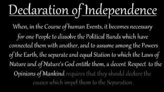 Memorize the Declaration of Independence Introduction [upl. by Eanram]