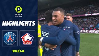 PARIS SAINTGERMAIN  LOSC LILLE 4  3  Highlights  PSG  LOSC  20222023 [upl. by Furlong]