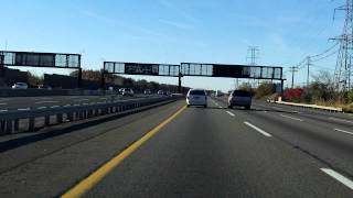 New Jersey Turnpike Exits 13 to 11 southbound Truck Lanes [upl. by Aksel]