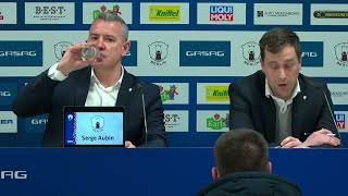 LIVE Pressekonferenz nach dem Spiel der Eisbären gegen die Adler Mannheim am 22032024 [upl. by Anialed986]