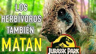 🦕Los 3 Dinosaurios Herbívoros Más LETALES de Todo JURASSIC PARK y JURASSIC WORLD [upl. by Pazia748]