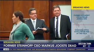 Former Steinhoff CEO Markus Jooste dies [upl. by Ydolem]