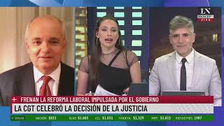 La palabra de Alejandro Fargos constitucionalista sobre la cautelar contra la reforma laboral [upl. by Richie]