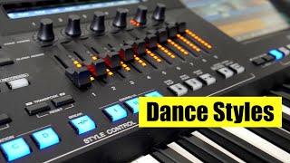 Yamaha GENOS2 EDM Dance Styles FIRE [upl. by Adiana]