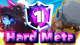 Go Top1 with PEKKA BRIDGE SPAM in Super hard Meta🤣Clash Royale [upl. by Tracey]