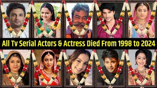 All Tv Serial Died Actors and Actresses List 😱 2024 [upl. by Nodanrb]