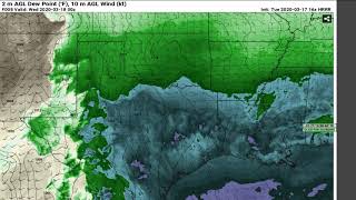 FORECAST LAB  3172020  Analyzing convective outflow with mesoscale products [upl. by Amedeo]