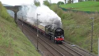 70000 Britannia 1z15 Leicester  Carlisle quotThe Lakelanderquot Sat 13th April 2024 [upl. by Arnoldo]