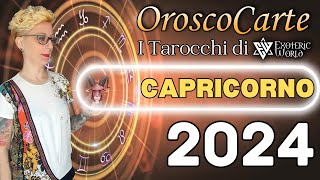 Capricorno ♑ Oroscopo 2024  OroscoCarte  Lettura con Tarocchi  Exoteric World [upl. by Enaj]