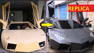 Homemade  Lamborghini Reventon REPLICA  Build Time Lapse [upl. by Cindelyn816]