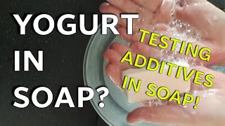 How Does Yogurt Compare To Other Dairy Additives Water Replacements In Soap  DIY Soap Making [upl. by Batha]