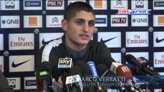 Paris SaintGermain  Verratti le PSG et lItalie  0702 [upl. by Rekyr]