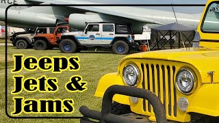 JEEPS JETS amp JAMS 2024  Grissom Air Museum  Aircraft  Summer Fun in Indiana USA [upl. by Ahsatniuq252]