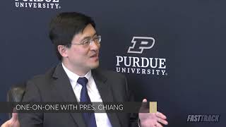 OneonOne with Purdue University President Mung Chiang [upl. by Willi]