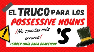 🔴 LOS SUSTANTIVOS POSESIVOS en INGLÉS  INGLÉS en 123 ✏️ [upl. by Adile148]