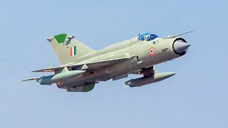 Legendary MiG21 Bison Fighter Jets Final Flight with the Indian Air Force [upl. by Cioban267]