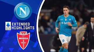 Napoli vs Monza Extended Highlights  Serie A  CBS Sports Golazo [upl. by Adiesirb]