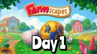 Farmscapes Gameplay Walkthrough  Farmscapes Day 1 [upl. by Curnin487]