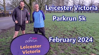 Leicester Victoria Parkrun Feb 2024 [upl. by Helm]