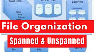 Part6 File Organization in DBMS Spanned amp Unspanned File File Structure in DBMS [upl. by Dnaltruoc]